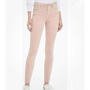 Calvin Klein Jeans Women's Sz 10 Pink Ankle Skinny Ultra Soft Stretch